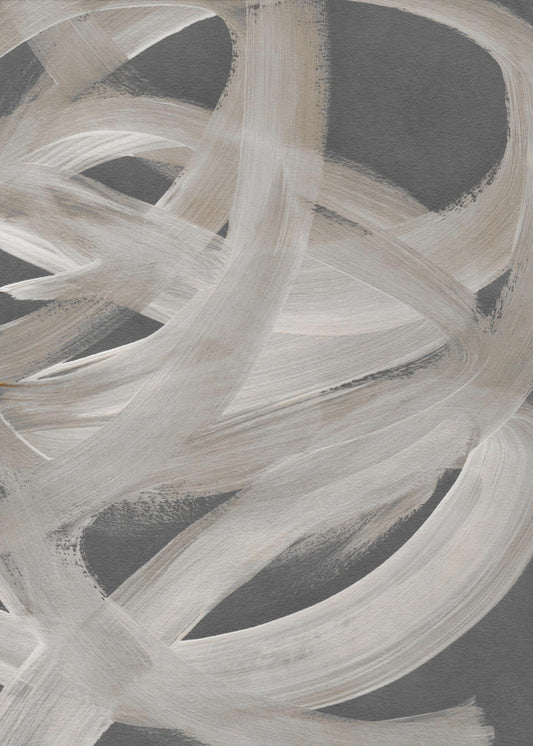 Abstract Brush Strokes 129X | Poster
