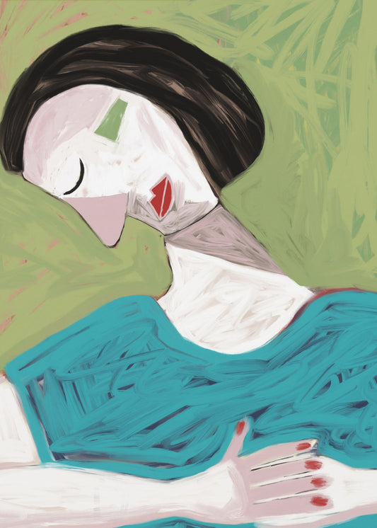 The sleeping woman | Canvas