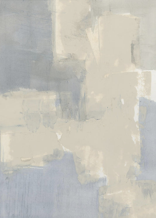 Abstrakte neutrale Formen in Grau und Beige 1 | Poster