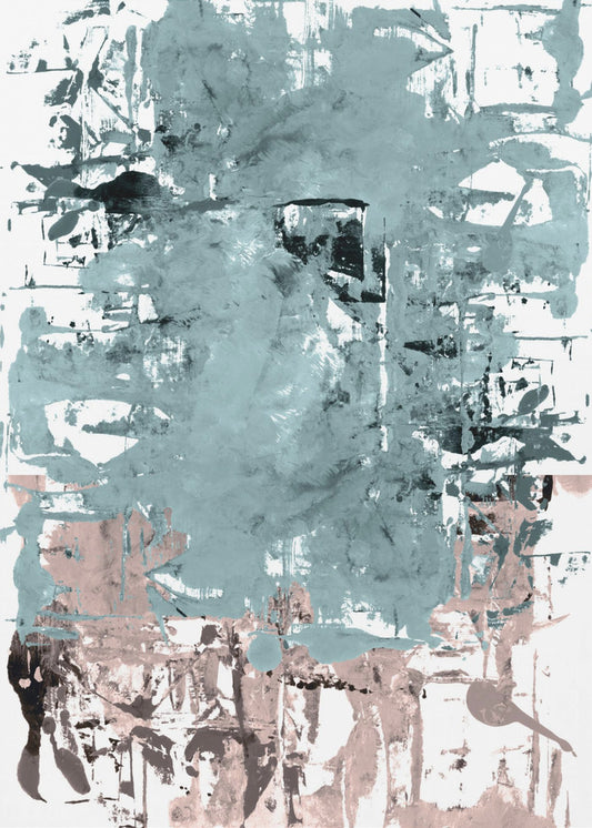 Abstrakte neutrale Kratzer 1 | Poster