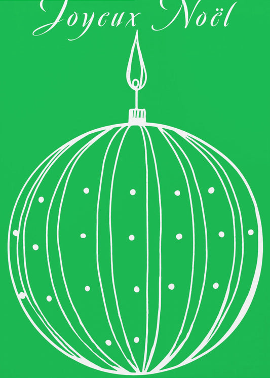 Bows and Baubles: Joyeux Noël Christmas | Canvas