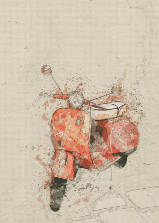 Vespa | Leinwand