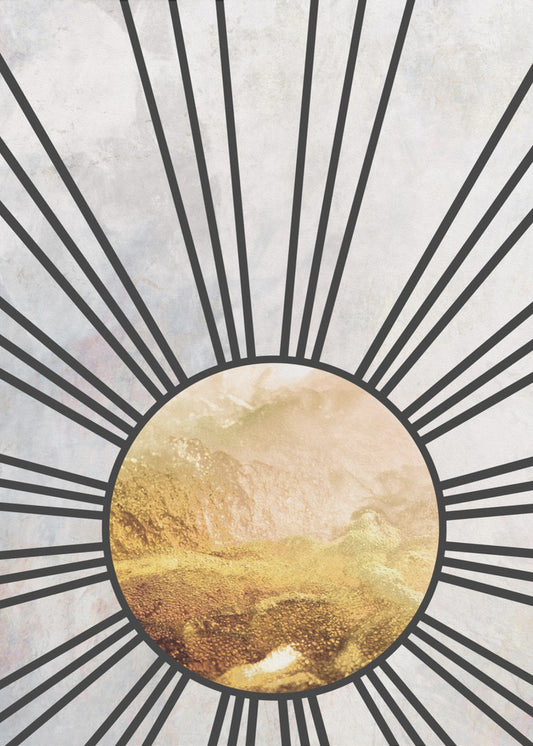 Schwarzes Gold, Mitte Sonne | Poster