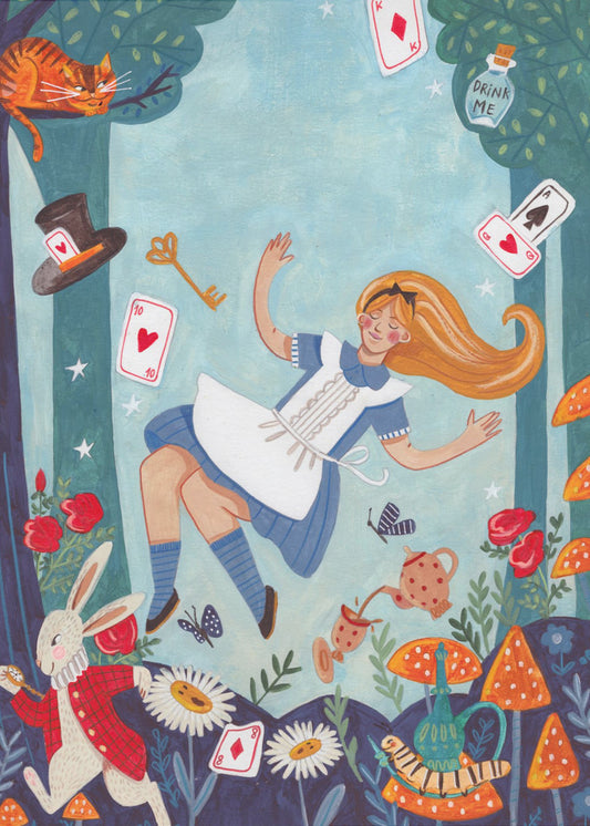 Alice im Wunderland | Leinwand