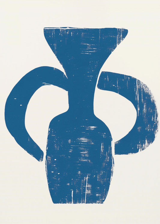 Vase Blau | Leinwand