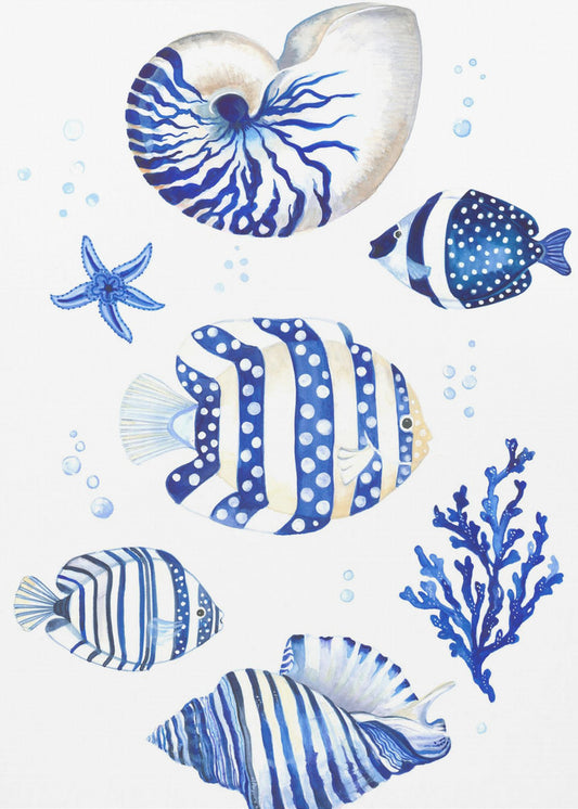 Inspired by the Tranquil Beauty of the Ocean | Poster