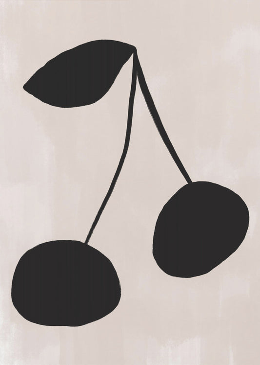 Schwarze Kirsche | Leinwand