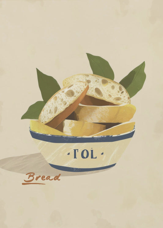 Brotschale Delight | Leinwand