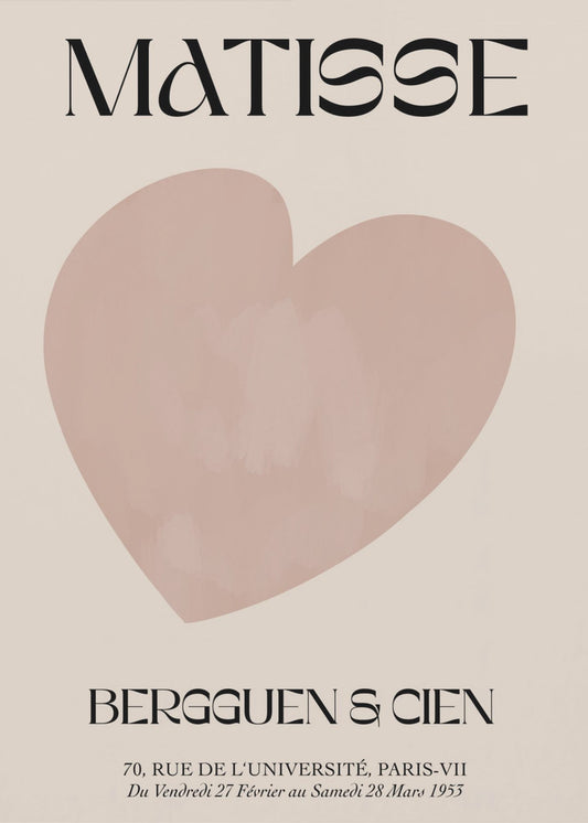 Beiges Herz | Poster