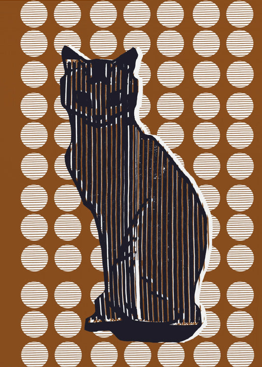 Jenseits Katze 3 | Leinwand