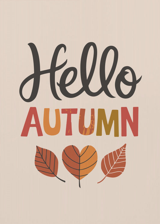 Hallo Herbst | Leinwand