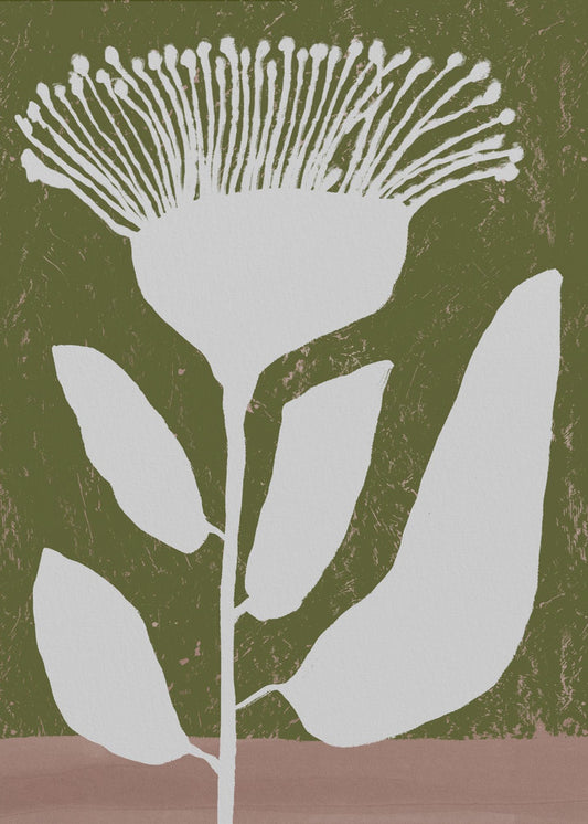 Botanisches Design einer Blume gegen | Leinwand