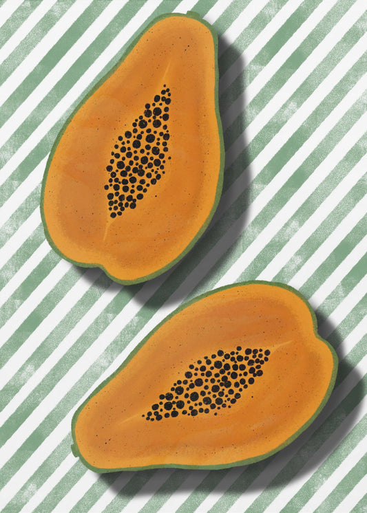 Papayas | Canvas