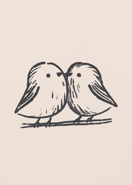 Vögel in Harmonie | Poster