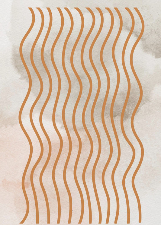 Harmonie der geschwungenen Linien | Leinwand