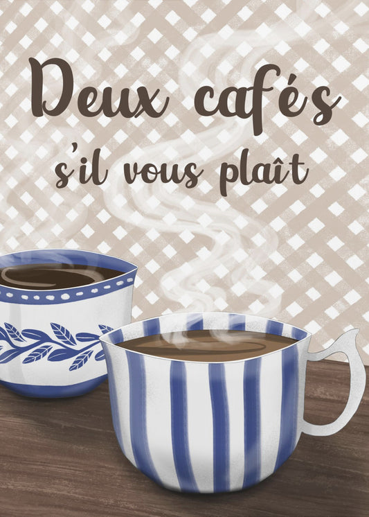 Two coffees please | Canvas