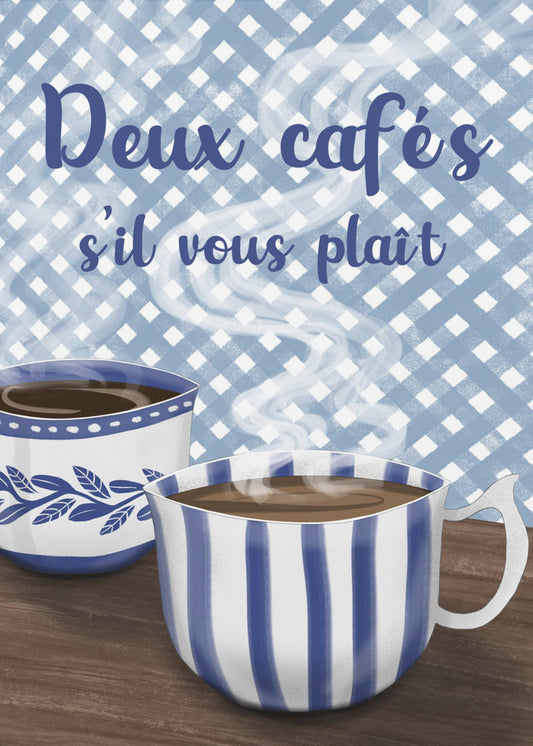 Two coffees please | Canvas