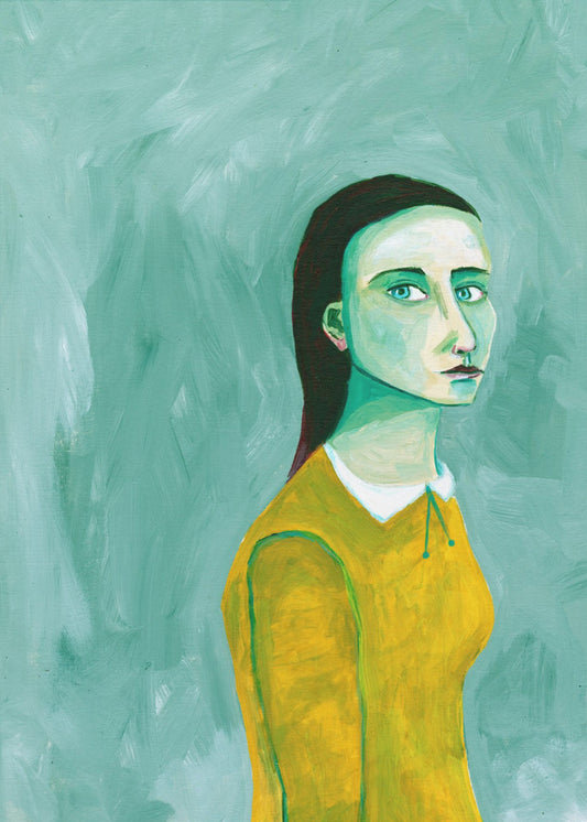 Lady in the Yellow Dress | Canvas