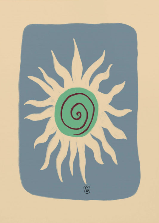 Sun Spiral Dance | Canvas
