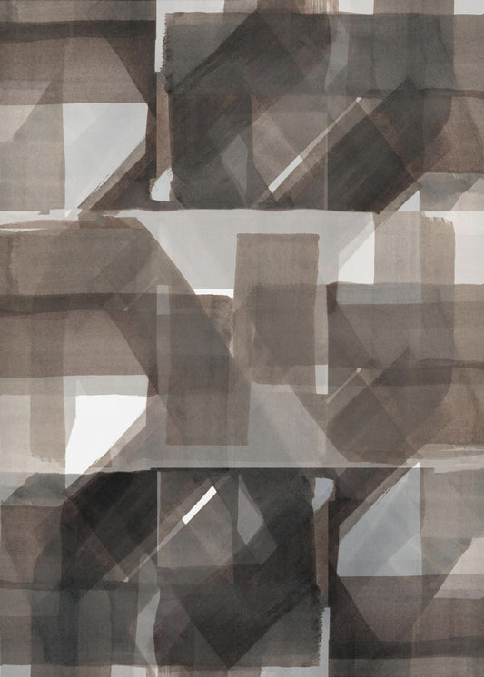 Abstrakt Dunkel Gehämmert 2 | Poster
