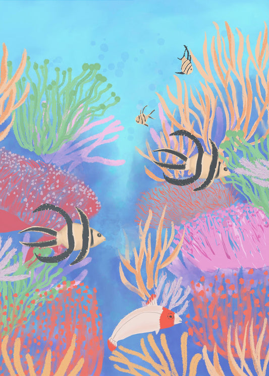 Coral Reef Reverie | Canvas