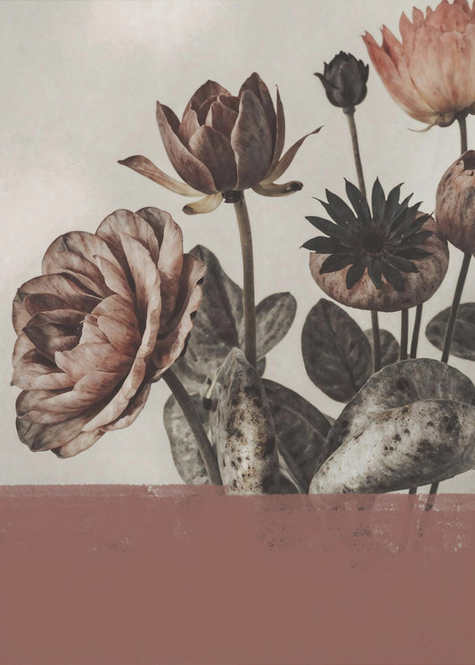 Vintage Blumen Nr. 12 | Leinwand