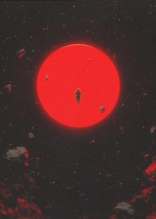 Roter Mond | Leinwand