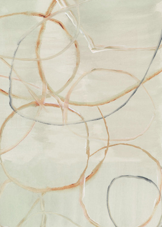 Muted Abstract Lines 2 | Canvas