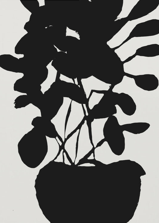 Topfpflanzen-Silhouette Nr. 3 | Poster