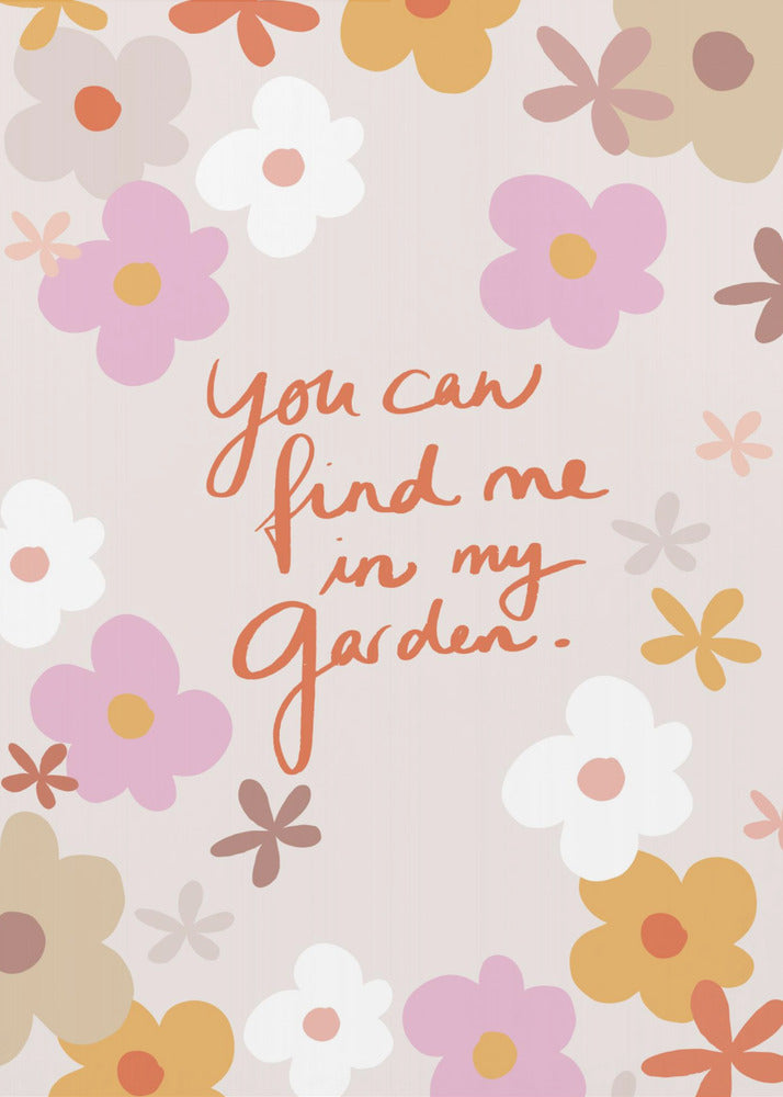 Finde mich in meinem Garten 1 | Poster