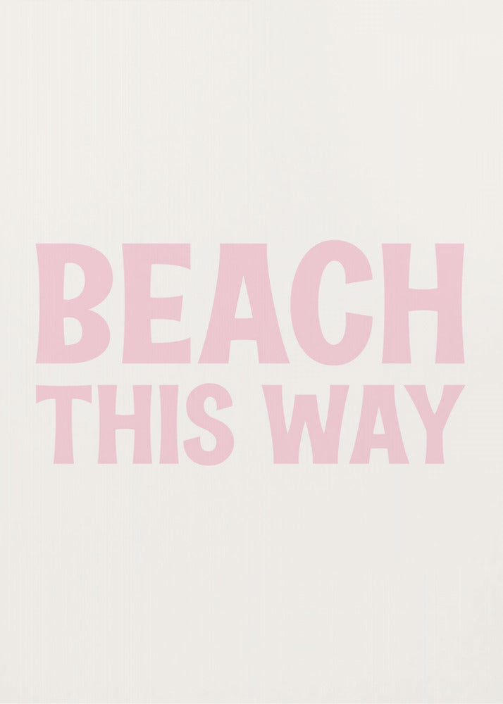 Strand entlang | Leinwand