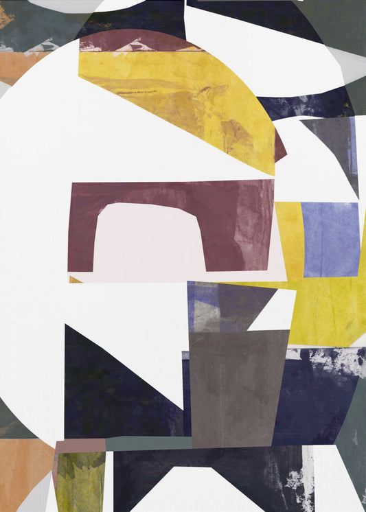 Abstract Cut Outs No 1 | Poster