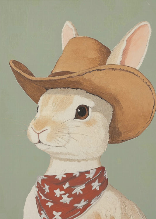 Cowboy-Kaninchen | Poster
