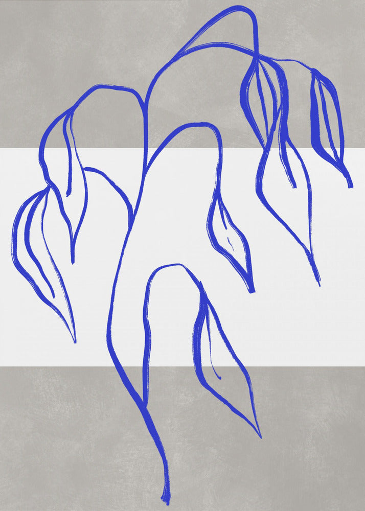 Blaue Eleganz | Leinwand
