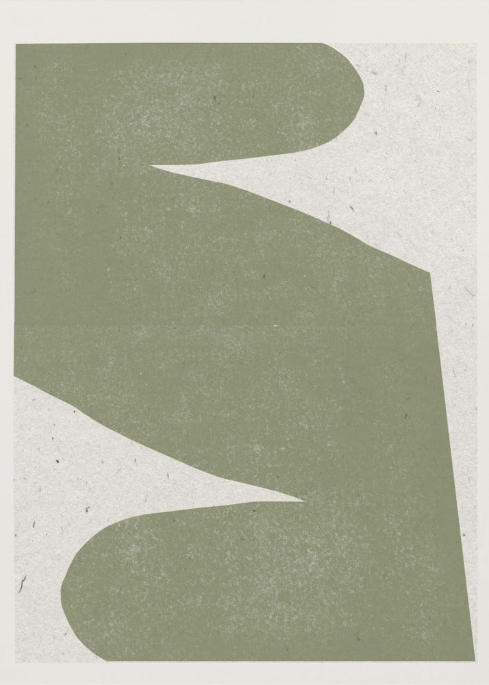 Sanfter grüner Fluss | Leinwand