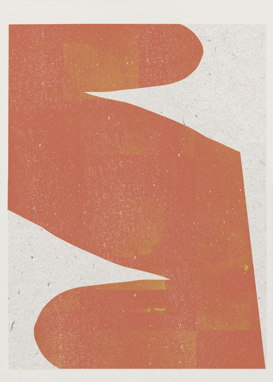 Orange Silhouette | Leinwand