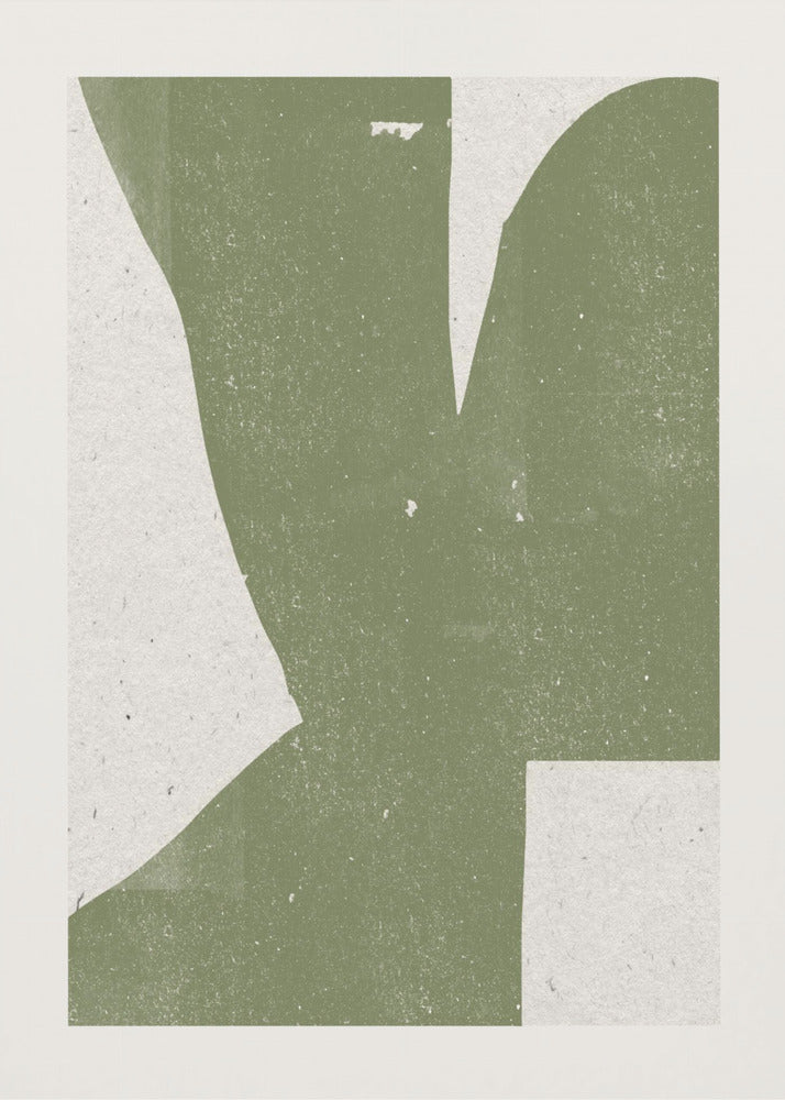 Green Abstract Form | Poster