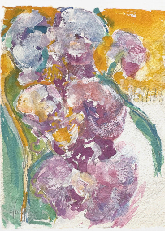 Orchideenleidenschaft | Leinwand