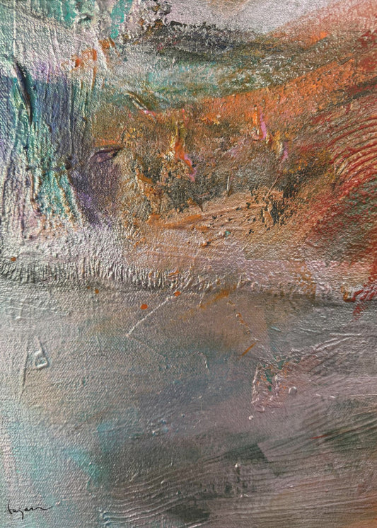 Turbulente Schichten | Leinwand