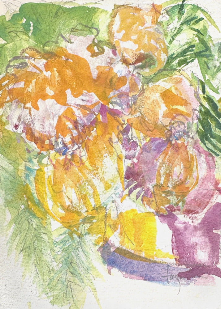 Leidenschaft der Orchideenblüte | Leinwand