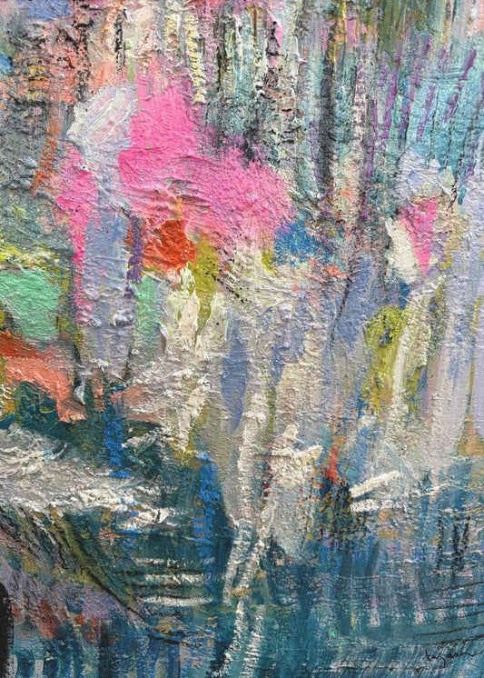 Expressionist Colorful Abstract | Canvas