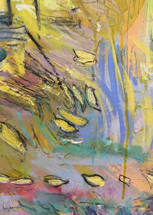 Lebendiger Wirbelwind | Leinwand