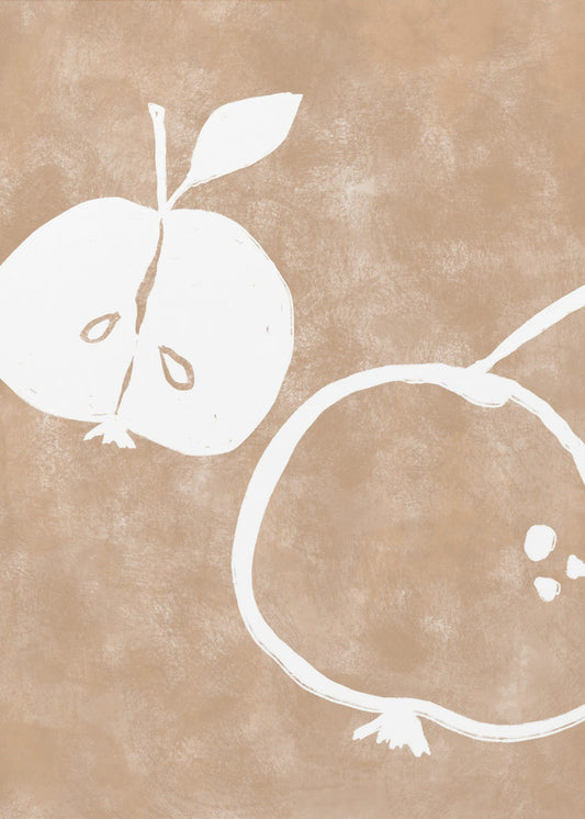 Obst-Silhouetten | Poster