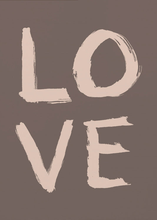 Toothy Love Kaffeequarz 1 | Leinwand