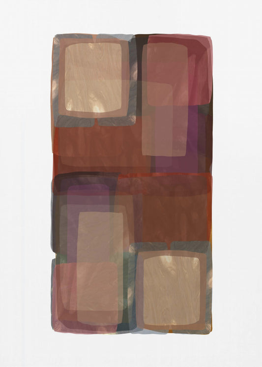 Deep Shades Shapes 2 | Canvas