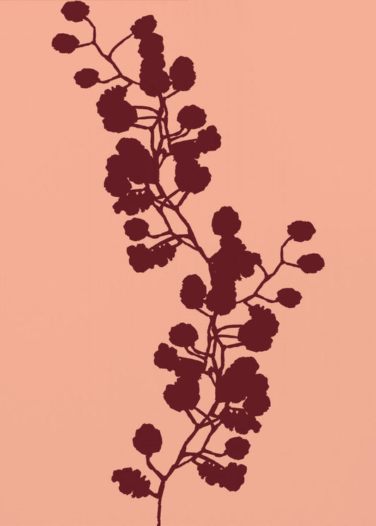 Blumensilhouette 2 | Leinwand