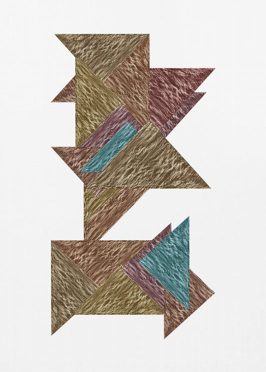 Mokka Textural Abstract 2 | Poster