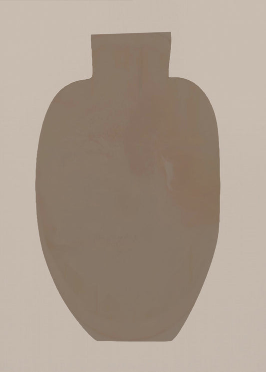 Mocha Vase Form 2 | Canvas