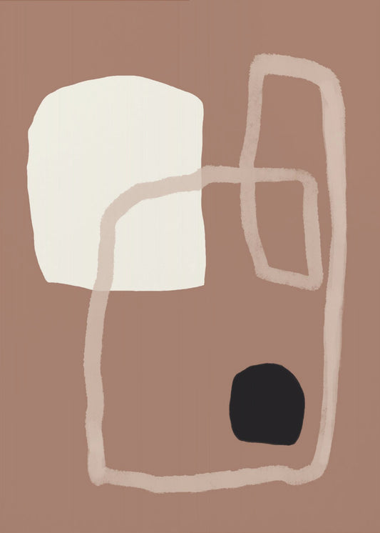 Earthy Geometrics Shapes | Canvas
