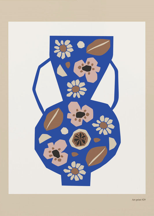 Blumenvase Harmonie | Leinwand